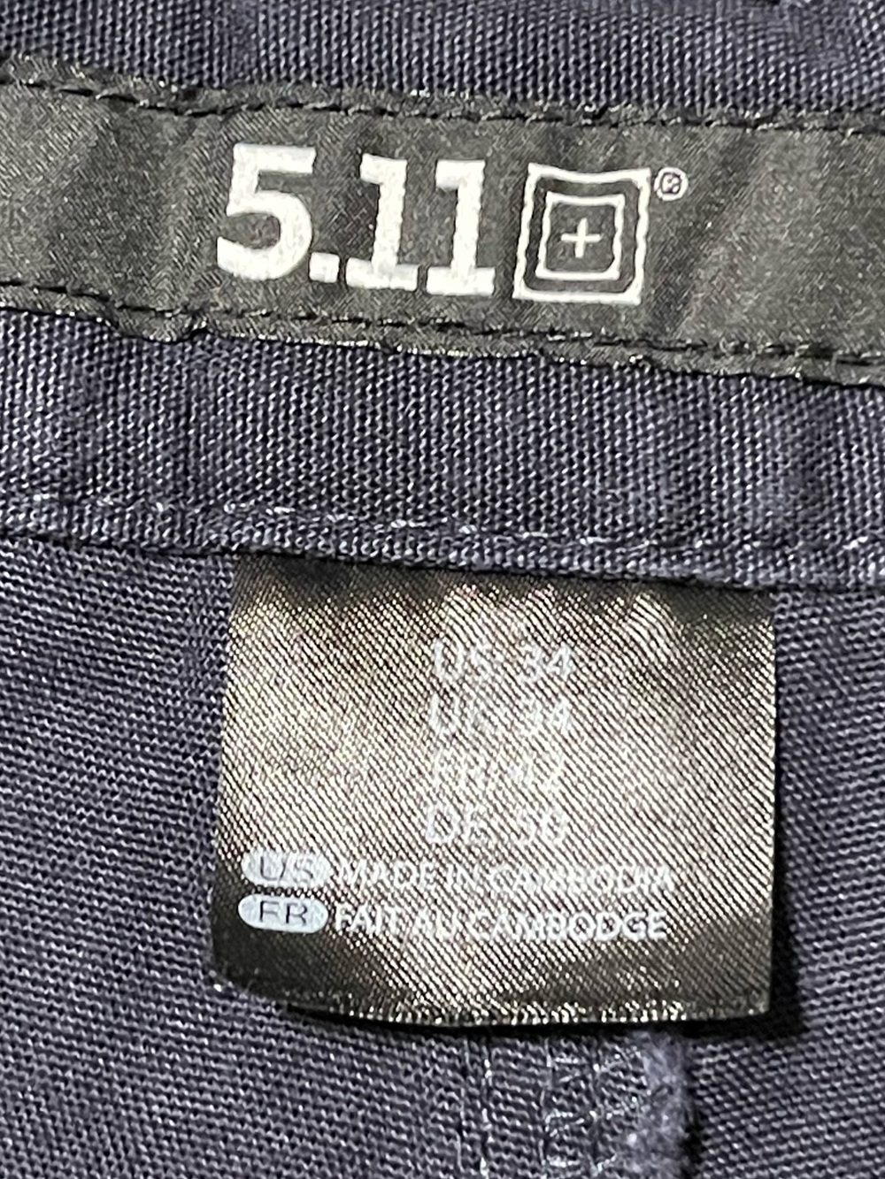 5.11 Tactical Navy Cargo Men’s Shorts - Picture 4 of 7